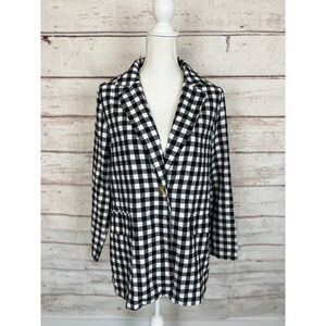 Flannel style blazer small